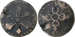 World Coins - France, Louis XIV, 6 Deniers, 1711, Aix, Copper, , Gadoury:85