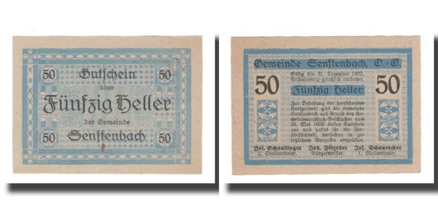 World Coins - Banknote, Austria, Senftenbach, 50 Heller, Texte 2, 1920, 1920-05-28