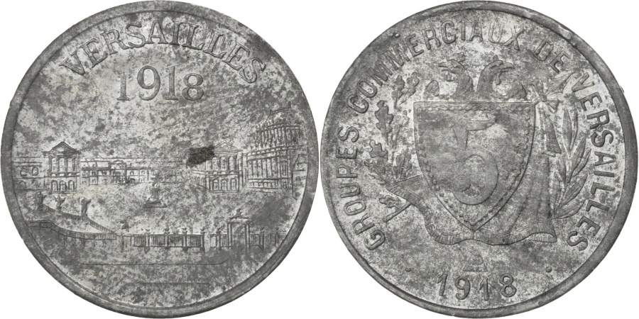 World Coins - France, 5 Centimes, 1918, , Zinc, Elie #10.1, 2.13