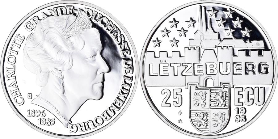 thumbnail image 2 of 2 Euro Commemorative Coin Luxembourg 2019 - Grand Duchess Charlotte (UNC) 2 of 3