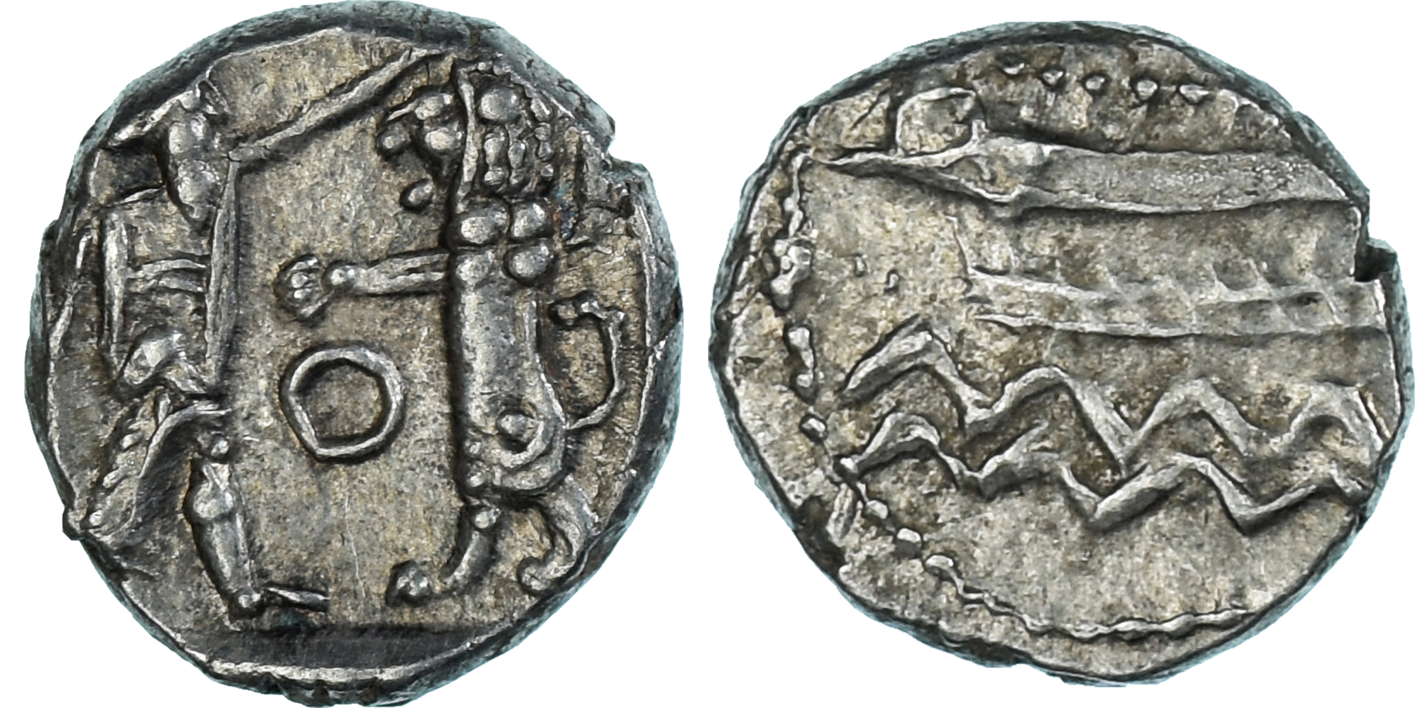 Coin, Phoenicia, Ba'alšillem II, 1/16 Shekel, ca. 401-365 BC