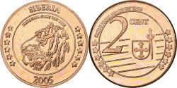 World Coins - Russia, Siberia, 2 Euro Cent, Fantasy euro patterns, Essai-Trial, Proof, 2005