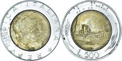 World Coins - Coin, Italy, 500 Lire, 1989, , Bi-Metallic
