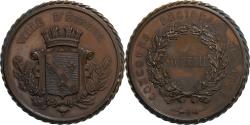 World Coins - France, Medal, Concours régional Evreux, 1886, Copper,