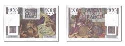 World Coins - Banknote, France, 500 Francs, 500 F 1945-1953 ''Chateaubriand'', 1952