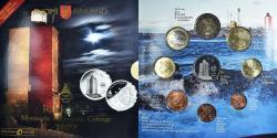 World Coins - Finland, 1 Cent to 2 Euro, euro set - Utö lighthouse, 2007, Mint of Finland
