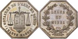 World Coins - France, Token, Notaires de l'Arrondissement de Vassy, Haute Marne, 1851