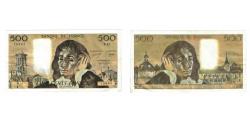 World Coins - France, 500 Francs, Pascal, 1974, P.47, EF(40-45), Fayette:71.12, KM:156c