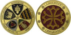 World Coins - France, Token, Languedoc-Rousillon, Copper-nickel Aluminium, Souvenirs et