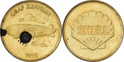 World Coins - France, Token, Collection Shell, Graf Zeppelin, Bronze-Aluminium,