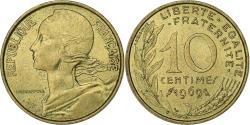 World Coins - France, 10 Centimes, Marianne, 1969, Paris, Aluminum-Bronze,