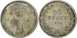 World Coins - Netherlands, Wilhelmina I, 10 Cents, 1903, Silver,