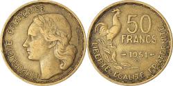 World Coins - Coin, France, Guiraud, 50 Francs, 1951, Beaumont - Le Roger,