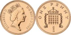 World Coins - United Kingdom, Elizabeth II, Penny, 1989, Llantrisant, BU, Bronze,