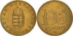 World Coins - Coin, Hungary, 100 Forint, 1995, Budapest, , Nickel-brass, KM:698
