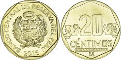 World Coins - Coin, Peru, 20 Centimos, 2015, , laiton, KM:306