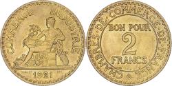 World Coins - Coin, France, Chambre de commerce, 2 Francs, 1921, Paris,