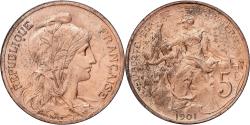 World Coins - France, 5 Centimes, Dupuis, 1901, Paris, Bronze, , Gadoury:165, KM:842