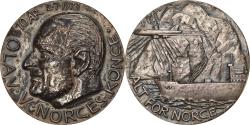 World Coins - Norway, Medal, Olav V, Norges konge, Politics, Society, War, 1973, Wallenberg
