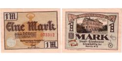 World Coins - Germany, Glashutte, 1 Mark, 1921-08-01, AU(55-58)