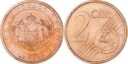 World Coins - Monaco, Rainier III, 2 Euro Cent, 2001, Paris, , Copper Plated Steel
