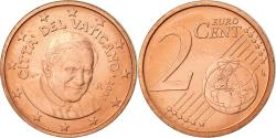 World Coins - VATICAN CITY, 2 Euro Cent, 2008, BU, , Copper Plated Steel, KM:376
