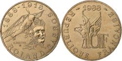 World Coins - France, 10 Francs, Roland Garros, 1988, Aluminum-Bronze, , Gadoury:821