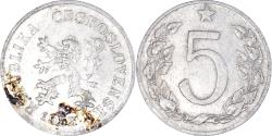 World Coins - Coin, Czechoslovakia, 5 Haleru, 1953
