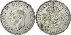 World Coins - Great Britain, George VI, Florin, Two Shillings, 1938, Silver, , KM:855