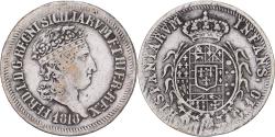 World Coins - Kingdom of the Two Sicilies, Ferdinand I, 10 Grana, 1818, Naples, Silver