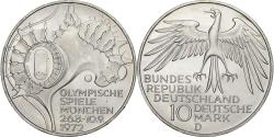 World Coins - Coin, GERMANY - FEDERAL REPUBLIC, 10 Mark, 1972, Munich, , Silver