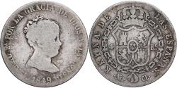 World Coins - Coin, Spain, Isabel II, 4 Réales, 1849, Madrid, , Silver, KM:519.2