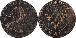 World Coins - France, Louis XIII, Double Tournois, 1639, Copper, , Gadoury:11