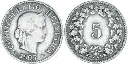 World Coins - Coin, Switzerland, 5 Rappen, 1905, Bern, , Copper-nickel, KM:26