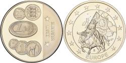 World Coins - Estonia, Medal, L'Europe, Copper-nickel,