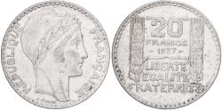 World Coins - France, 20 Francs, Turin, 1937, Paris, Silver, , Gadoury:852, KM:879