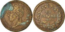 World Coins - Coin, Monaco, Honore V, Decime, 1838, Monaco, , Copper, KM:97.1