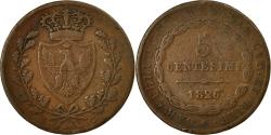 World Coins - Coin, ITALIAN STATES, SARDINIA, Carlo Felice, 5 Centesimi, 1826, Torino