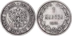 World Coins - Coin, Finland, Alexander II, Markka, 1874, Helsinki, , Silver, KM:3.2