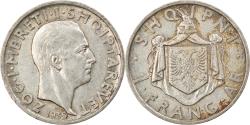 World Coins - Coin, Albania, Zog I, Frang Ar, 1935, Rome, , Silver, KM:16