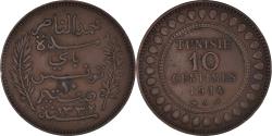 World Coins - Coin, Tunisia, Muhammad al-Nasir Bey, 10 Centimes, 1914 (AH 1332), Paris