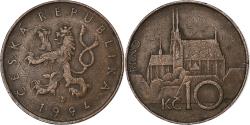 World Coins - Czech Republic, 10 Korun, 1994, Copper Plated Steel, , KM:4