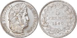 World Coins - Coin, France, Louis-Philippe, 5 Francs, 1840, Strasbourg, , Silver