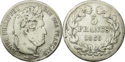 World Coins - Coin, France, Louis-Philippe, 5 Francs, 1835, Marseille, , Silver