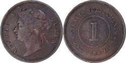 World Coins - Coin, Straits Settlements, Victoria, Cent, 1872, , Copper, KM:9