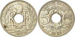 World Coins - Coin, France, Lindauer, 5 Centimes, 1933, Paris, , Copper-nickel