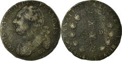 World Coins - Coin, France, 12 deniers françois, 12 Deniers, 1792, Lyon, , Bronze