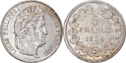World Coins - Coin, France, Louis-Philippe, 5 Francs, 1834, Paris, , Silver