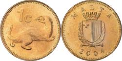 World Coins - Coin, Malta, Cent, 2004, , Nickel-brass, KM:93
