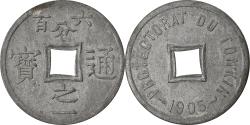 World Coins - Coin, Tonkin, 1/600 Piastre, 1905, , Zinc, KM:1, Lecompte:3